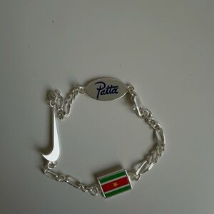 Nike x Patta Silver Chain Bracelet